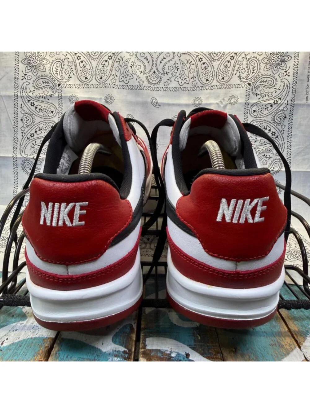 VTG 2003 Nike Ace 83 Chicago Bulls/Mcenroe Men 14 142083-105 Worm 1X